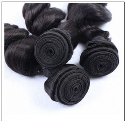 3 Bundles Indian Loose Wave Human Virgin Hair Weft img 3