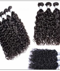 3 Bundles Indian Virgin Natural Wave Weave Human Hair img 2-min