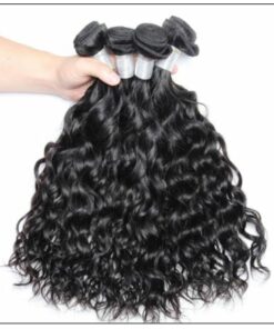 3 Bundles Indian Virgin Natural Wave Weave Human Hair img 3-min