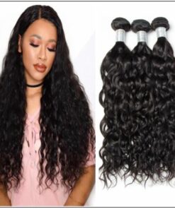 3 Bundles Indian Virgin Natural Wave Weave Human Hair img-min