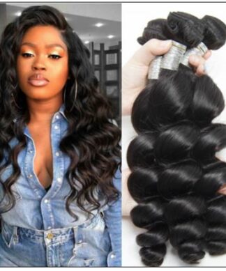 3 Bundles Loose Deep Wave Cheap Human Hair img-min