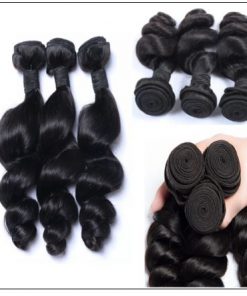 3 Bundles Malaysian Loose Wave Virgin Human Hair img 2-min