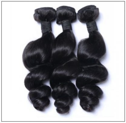 3 Bundles Malaysian Loose Wave Virgin Human Hair img 4-min