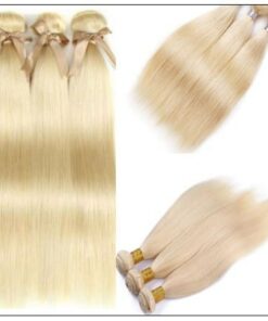 3 Bundles Straight Weave Blonde Hair Extension img 3-min