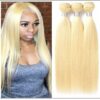 3 Bundles Straight Weave Blonde Hair Extension img-min