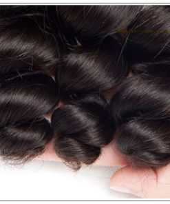 3 Bundles Unprocessed Peruvian Loose Human Hair Weave img 3-min
