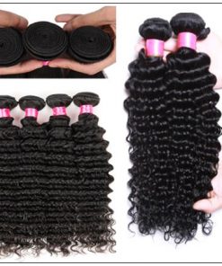 3 Bundles Unprocessed Virgin Hair Wholesale Deep Wave Hair img 4-min