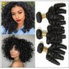 3 Bundles Virgin Remy Hair Short Curly Weave img-min