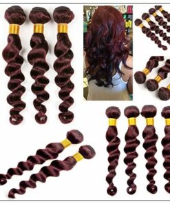 4 Bundles 99j Loose Deep Wave Human Hair Extensions img 3-min
