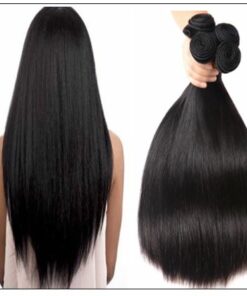 4 Bundles Peruvian Straight Virgin Human Hair Extensions img 4-min
