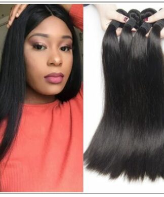 4 Bundles Peruvian Straight Virgin Human Hair Extensions img-min