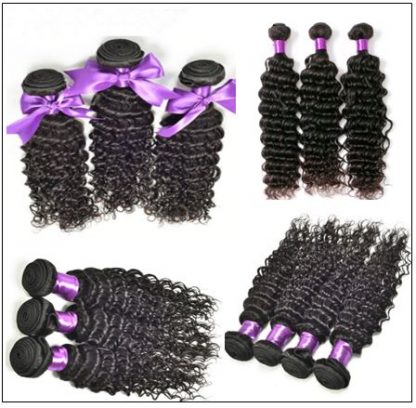 Good Quality 3 Bundles Cheap Deep Wave Human Virgin Hair img 2-min