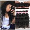Good Quality 3 Bundles Cheap Deep Wave Human Virgin Hair img-min