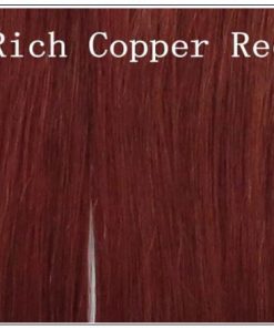 Indian Color Weave Hairstyles Rich Copper Red Straight Human Hair img 4-min