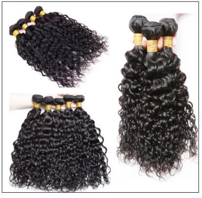 Indian Water Wave Human Hair Bundle- 100% Virgin img 2-min