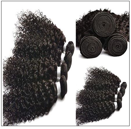 Jerry Curly Human Hair Weave 100 Raw and virgin img 4 min