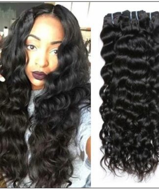 Natural Wave Hair Weave-100% Virgin img-min