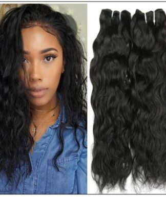 Peruvian Human Hair Bundles Natural Wave img-min