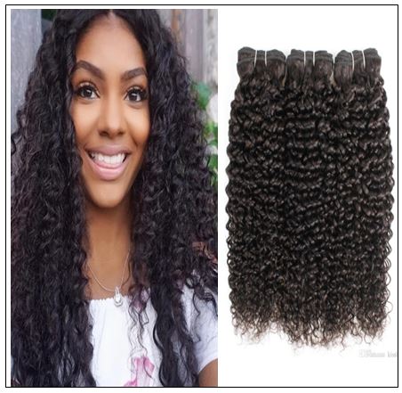 Peruvian Jerry Curly Hair Weave:100% Natural Hair