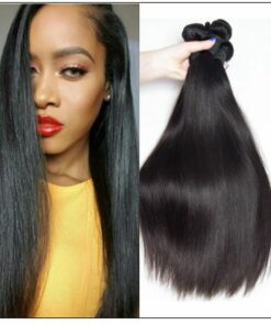 Peruvian Straight Remy Hair Weave-100% Human Hair img-min