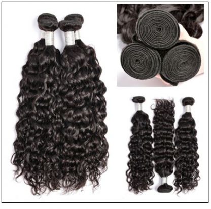 Peruvian Water Wave Hair Weaving-100% Human Hair img 2-min