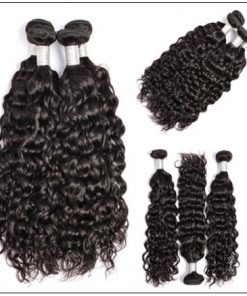 Peruvian Water Wave Hair Weaving-100% Human Hair img 3-min