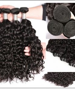 Peruvian Water Wave Hair Weaving 100 Human Hair img 4 min
