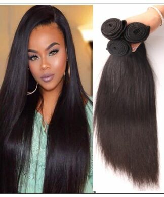 Silky straight hair weave img 1-min