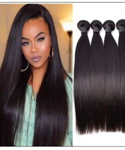 Silky straight hair weave img 3 min
