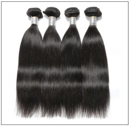 Straight Indian Human Hair Weave img 3-min