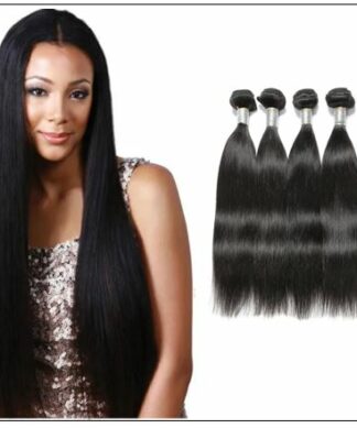 Straight Remy Hair Weave-100% Human Hair img-min