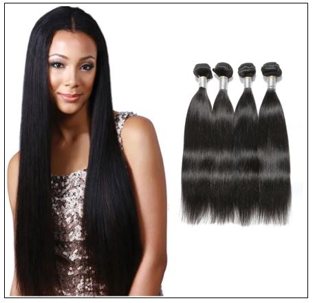 Straight Remy Hair Weave-100% Human Hair img-min