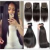Straight hair weave with closure img-min