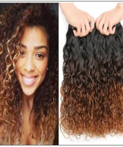 Ombre Wet and Wavy Weave img-min