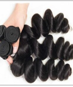14 16 18 Brazilian Loose Wave Hair Extensions img 3-min