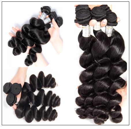 14 16 18 Brazilian Loose Wave Hair Extensions img 4-min