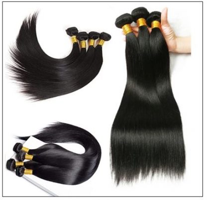 14 Inch Virgin Brazilian Hair Straight Hair Weave img 4-min