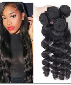 18 20 22 Brazilian Loose Wave Hair Weave img-min