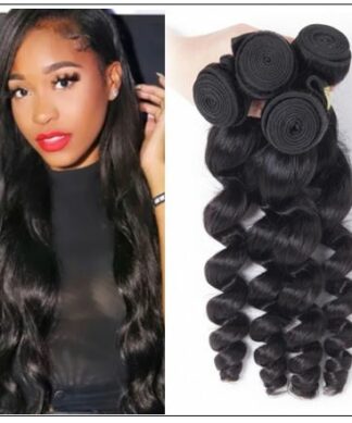 18 20 22 Brazilian Loose Wave Hair Weave img-min