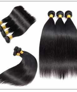 22 24 26 Inch Brazilian Hair Straight Hair Weave img 2-min