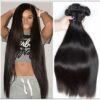 22 24 26 Inch Brazilian Hair Straight Hair Weave img-min