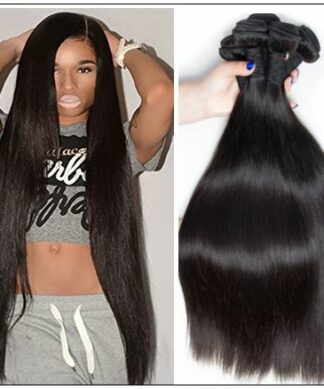 22 24 26 Inch Brazilian Hair Straight Hair Weave img-min