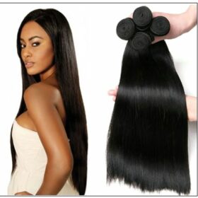 28 Inch Brazilian Straight Hair Weave Unprocessed Human Hair
