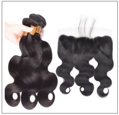 Brazilian Body Wave Frontal Hair Weave img 3-min