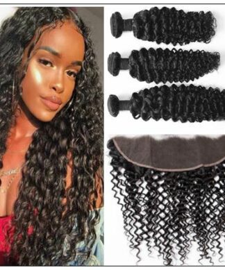 Brazilian Curly Frontal Hair Weave img-min