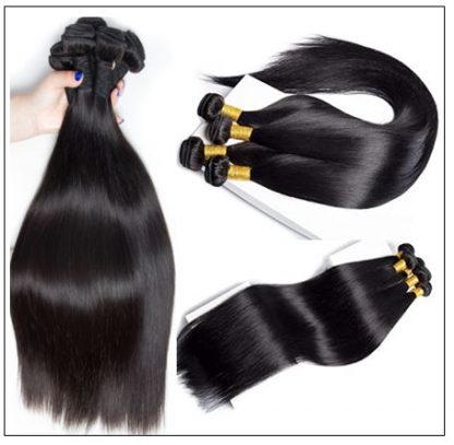 Brazilian Human Hair Bundles Straight Hair Extensions img 2-min