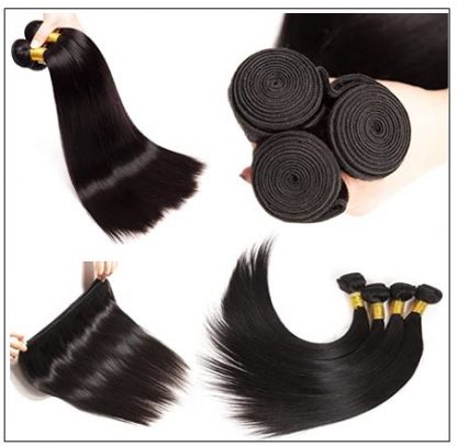 Brazilian Human Hair Bundles Straight Hair Extensions img 3-min