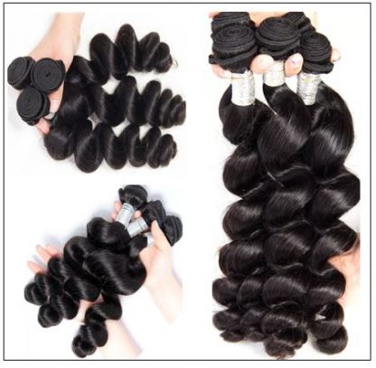 Brazilian Loose Wave Weave Hair Extensions img 2-min