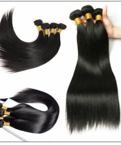 Brazilian Natural Straight Weave Hair Extensions img 2-min