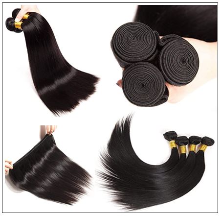 Brazilian Natural Straight Weave Hair Extensions img 4-min